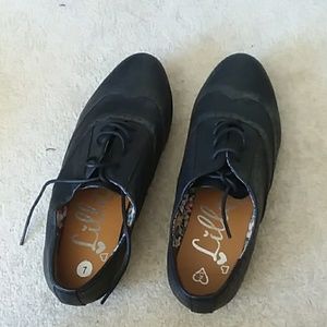 Black Oxford shoes